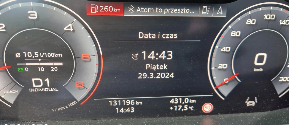 Audi A7 cena 200000 przebieg: 128000, rok produkcji 2018 z Łowicz małe 56